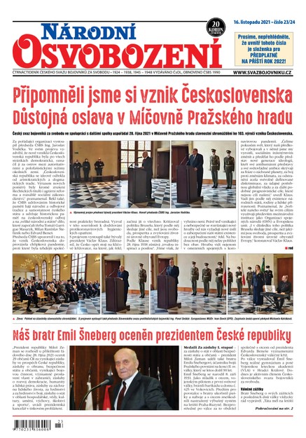Národní Osvobození 23-24/2021