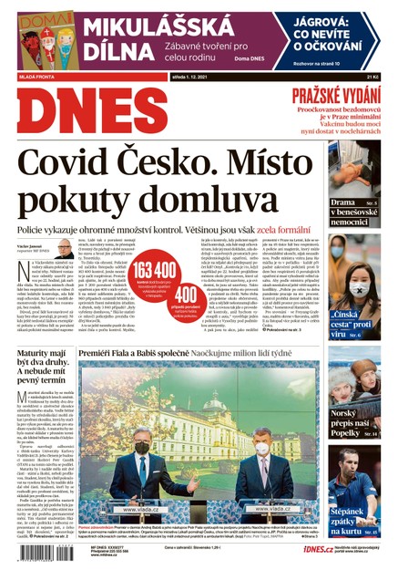 MF DNES - 1.12.2021