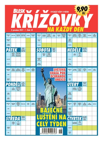 Blesk Křížovky na každý den - 18/2021