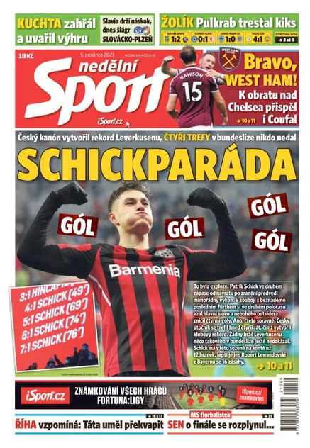 Nedělní Sport - 5.12.2021