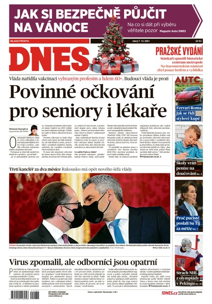 MF DNES - 7.12.2021