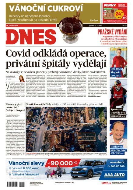 MF DNES - 13.12.2021