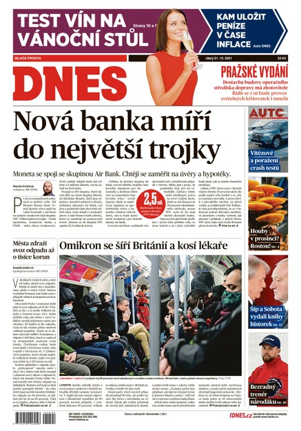 MF DNES - 21.12.2021