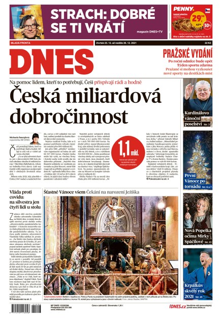 MF DNES - 23.12.2021