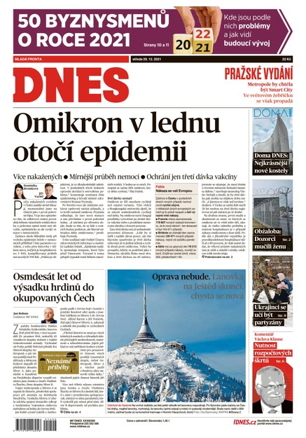MF DNES - 29.12.2021