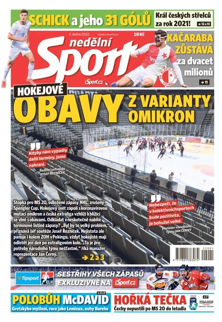 Nedělní Sport - 2.1.2022