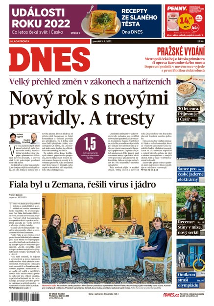 MF DNES - 3.1.2022