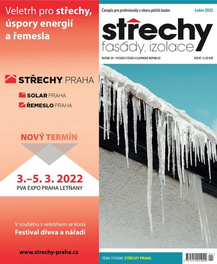 Střechy-Fasády-Izolace 1/2022