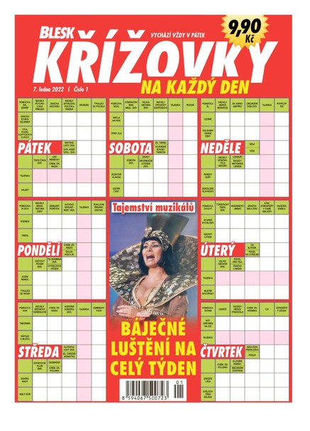 Blesk Křížovky na každý den - 01/2022