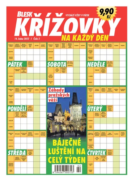 Blesk Křížovky na každý den - 02/2022