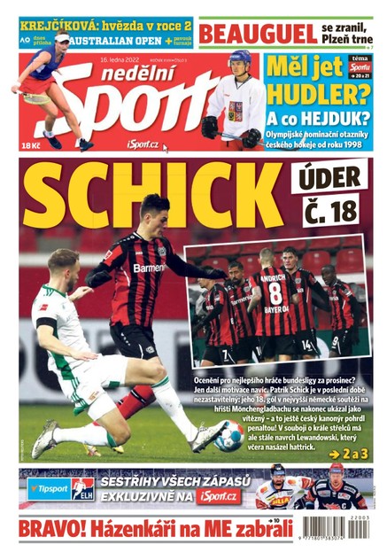 Nedělní Sport - 16.1.2022