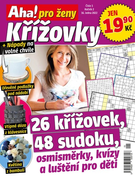 AHA! pro ženy Křížovky - 01/2022