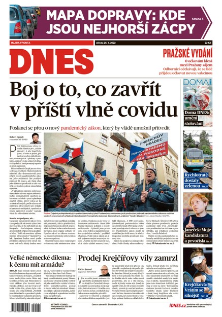 MF DNES - 26.1.2022