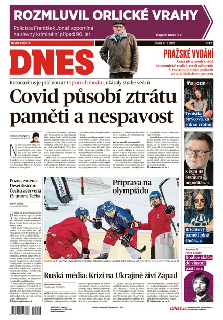 MF DNES - 27.1.2022