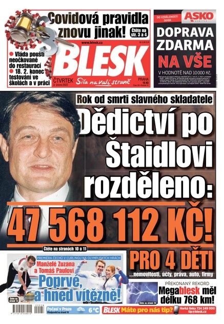 Blesk - 3.2.2022