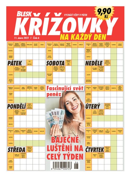 Blesk křížovky na každý den - 06/2022