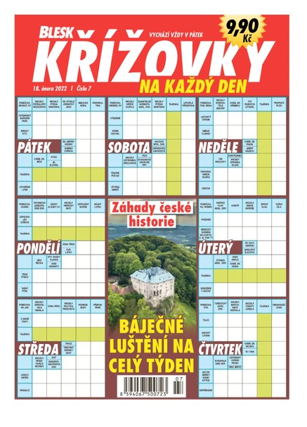 Blesk křížovky na každý den - 07/2022