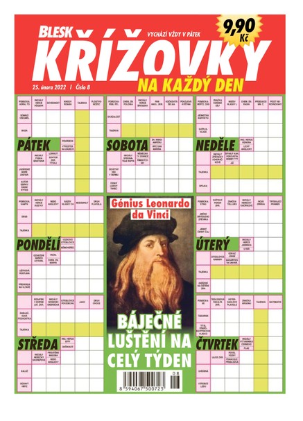 Blesk Křížovky na každý den - 08/2022