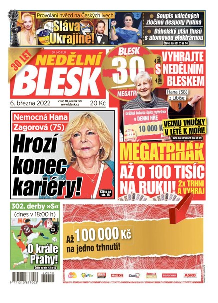 Nedělní Blesk - 6.3.2022