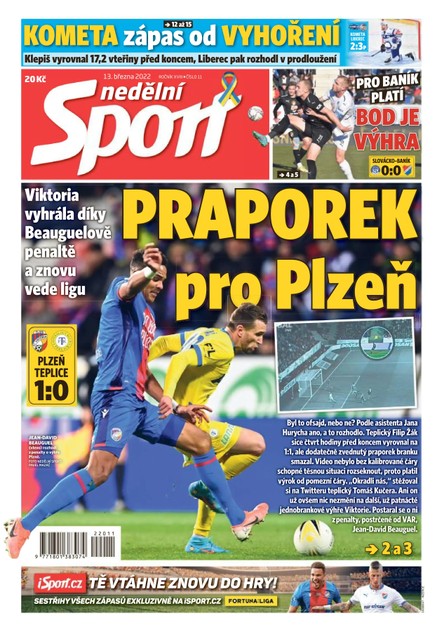 Nedělní Sport - 13.3.2022