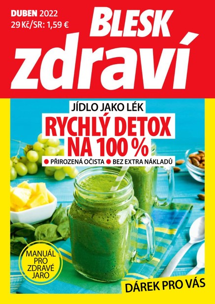 Příloha Blesk Zdraví Detox - 04/2022