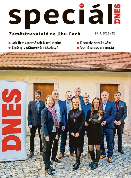 Magazín DNES SPECIÁL Jižní Čechy - 25.3.2022