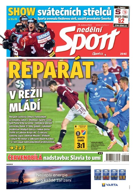 Nedělní Sport - 24.4.2022