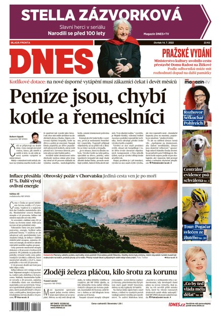 MF DNES - 14.7.2022