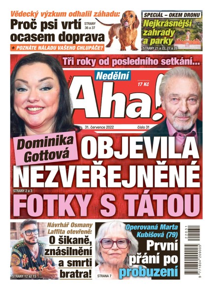 Nedělní Aha! - 31.7.2022