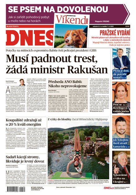 MF DNES - 6.8.2022