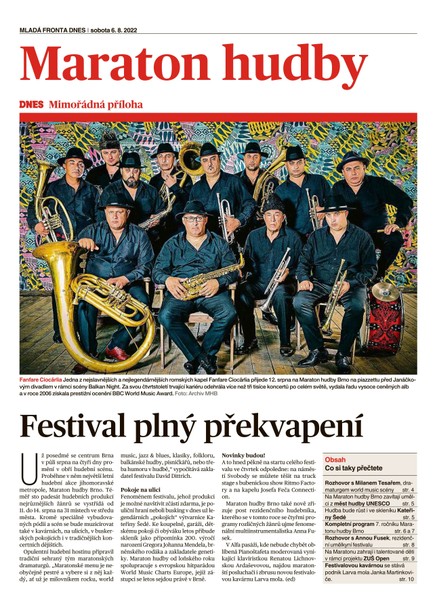 MF DNES Vysočina extra - 6.8.2022