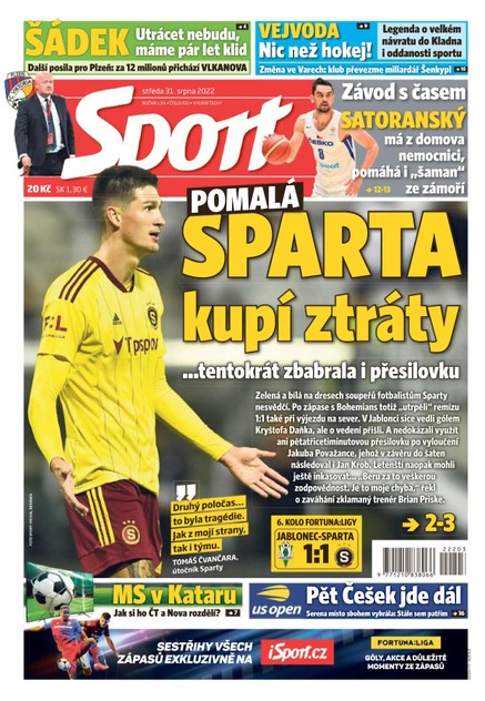 Sport - 31.8.2022