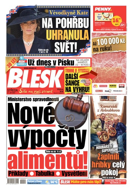 BLESK - 21.9.2022