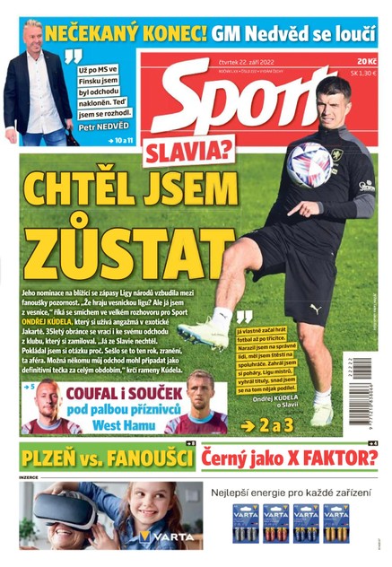 Sport - 22.9.2022