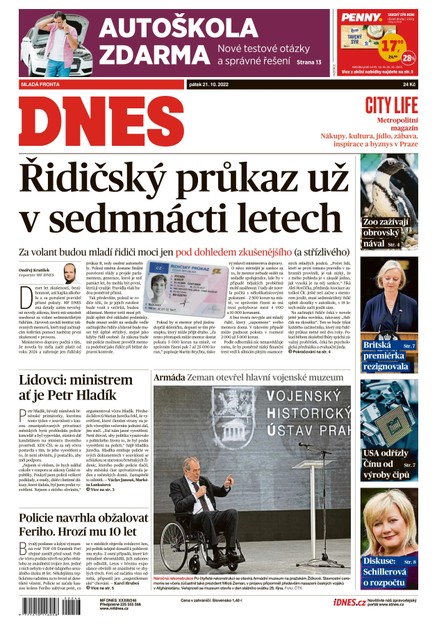 MF DNES - 21.10.2022