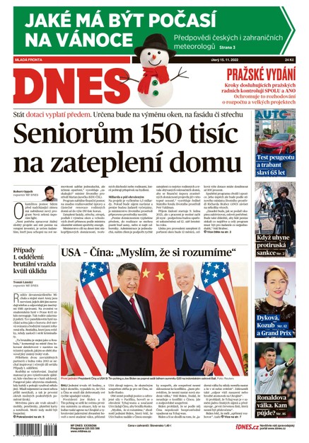 MF DNES - 15.11.2022