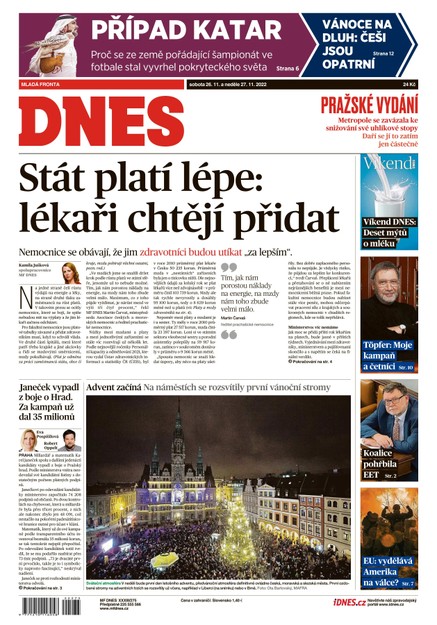 MF DNES - 26.11.2022