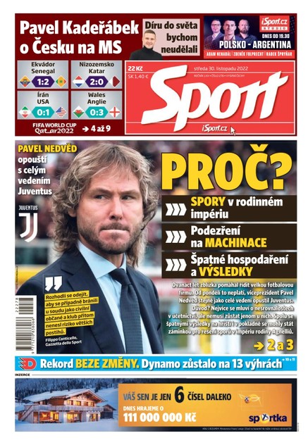 Sport - 30.11.2022