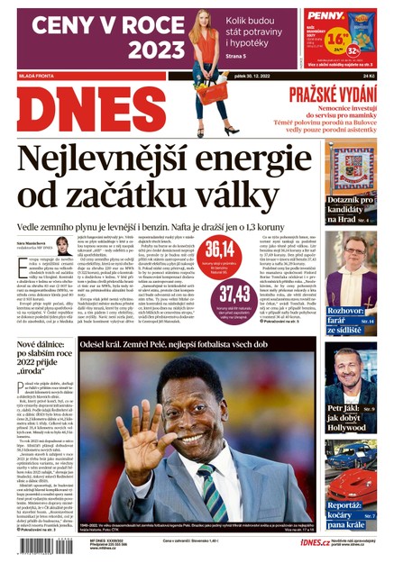 MF DNES - 30.12.2022