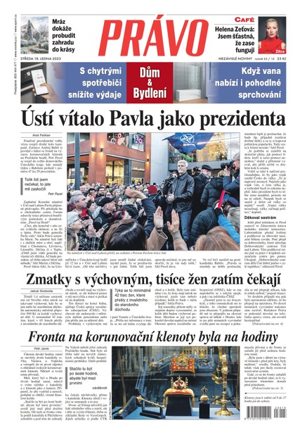 Deník Právo - 18.1.2023