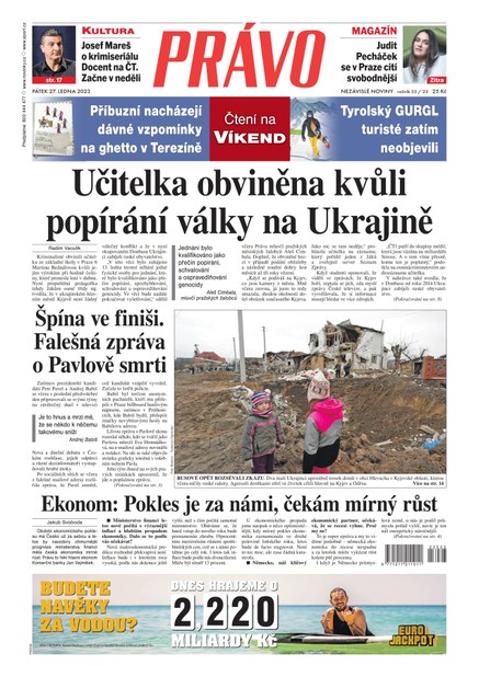 Deník Právo - 27.1.2023