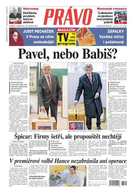 Deník Právo - 28.1.2023
