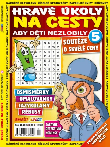 Knihovnička Junior - Hravé úkoly na cesty 1/19