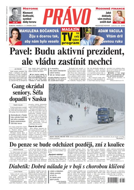 Deník Právo - 4.2.2023