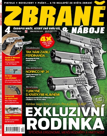 Zbraně & náboje 4/19