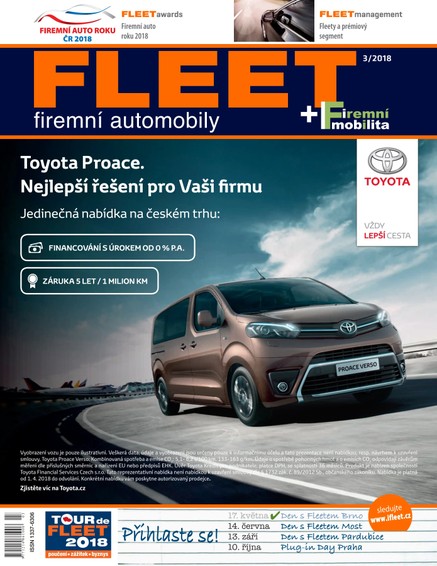FLEET firemní automobily 3/2018