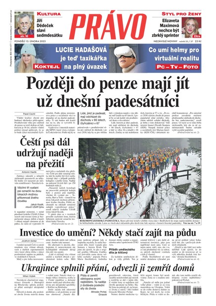 Deník Právo - 13.2.2023