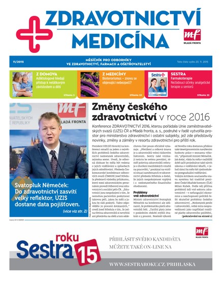Zdravotnictví a medicína 11/2015