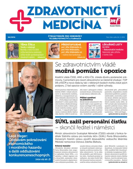 Zdravotnictví a medicína 4/2014