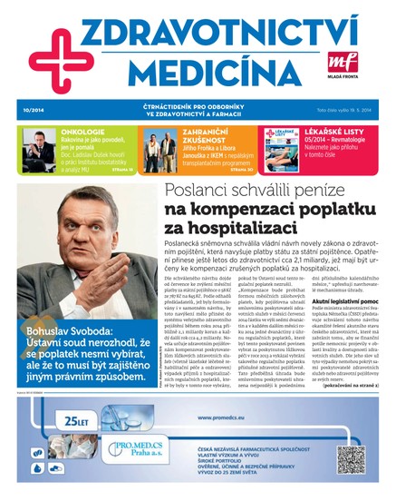 Zdravotnictví a medicína 10/2014